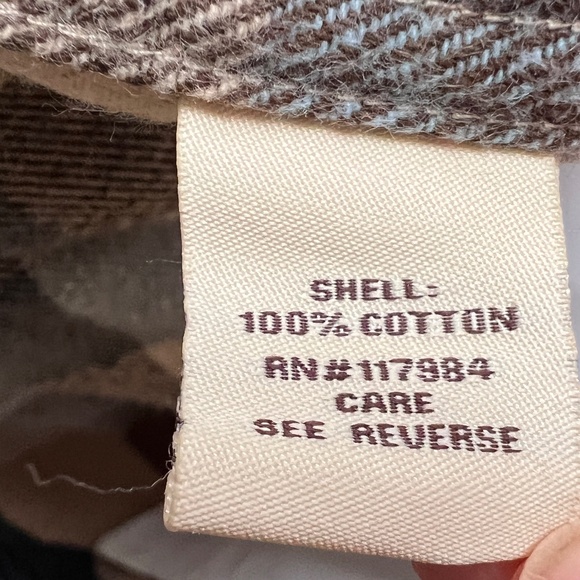 Dakota Grizzly Shirt Flannel Plaid Sz XXL Cowboy Western Brown Blue 100% CottonD - Picture 6 of 6